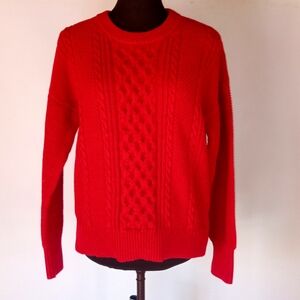 Red Crew Neck Sweater